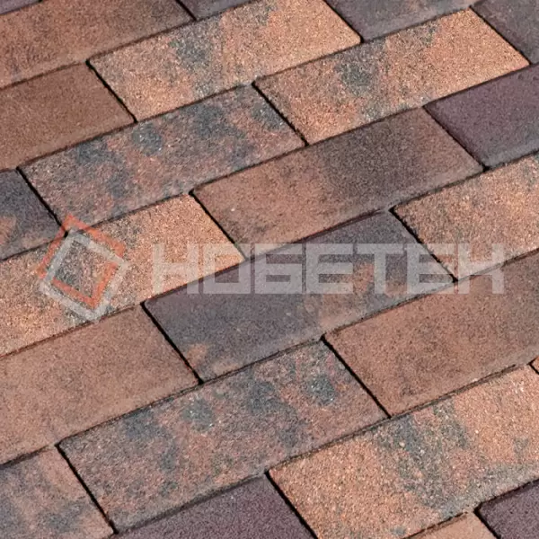 Брусчатка 2П6ф Нобетек 200*100*60 Колормикс 15 терракот купить в "Строй-Ресурсе"