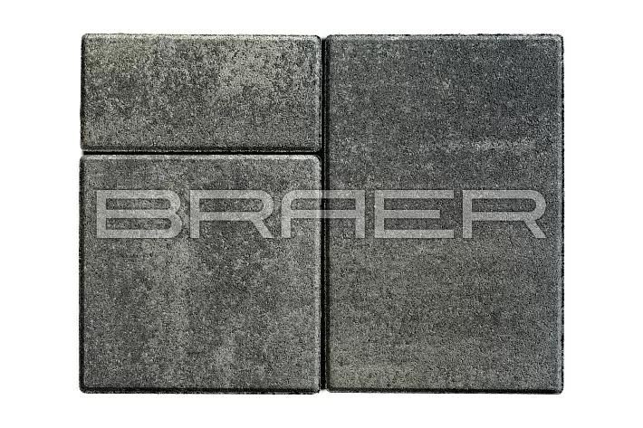 Тротуарная плитка Braer Старый город Ландхаус Color Mix Вечер 80 мм купить в "Строй-Ресурсе"