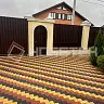Брусчатка 2П6ф Нобетек 200*100*60 Черный верхний прокрас на сером ц. купить в "Строй-Ресурсе"